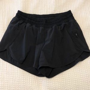 Black lululemon tracker short